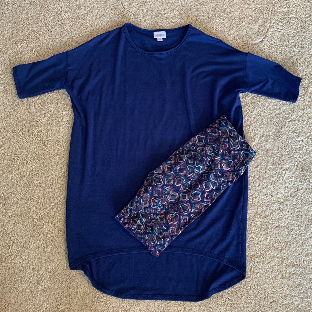 Lularoe Irma with matching Lularoe leggings